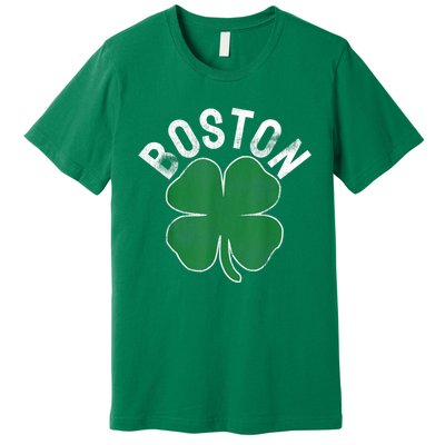 Boston Irish Shamrock St. Patrick's Day Premium T-Shirt