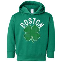 Boston Irish Shamrock St. Patrick's Day Toddler Hoodie
