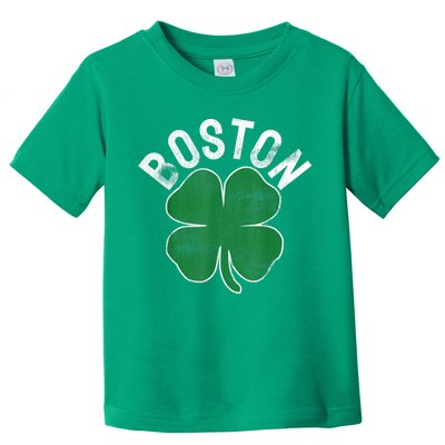 Boston Irish Shamrock St. Patrick's Day Toddler T-Shirt