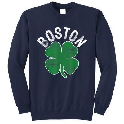 Boston Irish Shamrock St. Patrick's Day Tall Sweatshirt