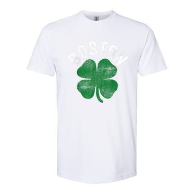 Boston Irish Shamrock St. Patrick's Day Softstyle CVC T-Shirt