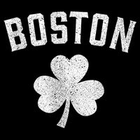 Boston Irish Shamrock St. Patrick's Day Drawstring Bag