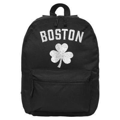 Boston Irish Shamrock St. Patrick's Day 16 in Basic Backpack