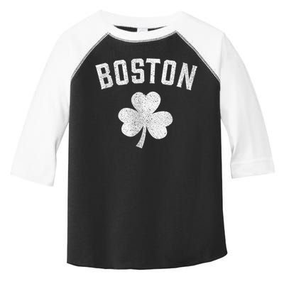 Boston Irish Shamrock St. Patrick's Day Toddler Fine Jersey T-Shirt