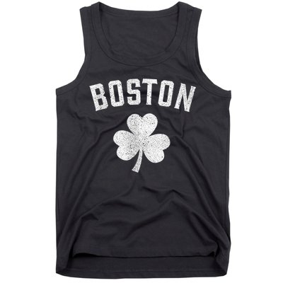 Boston Irish Shamrock St. Patrick's Day Tank Top