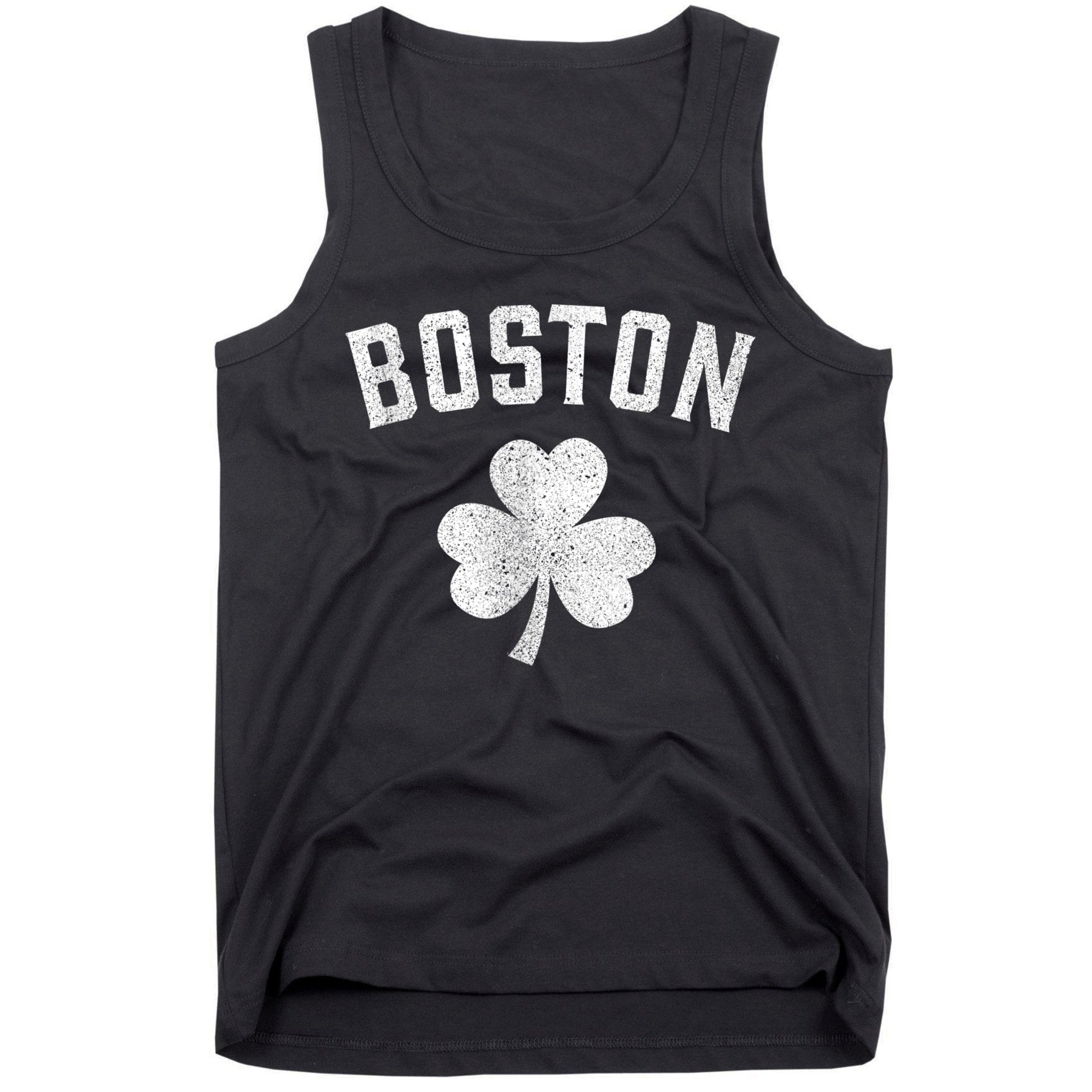 Boston Irish Shamrock St. Patrick's Day Tank Top