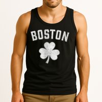 Boston Irish Shamrock St. Patrick's Day Tank Top
