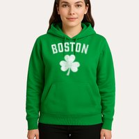 Boston Irish Shamrock St. Patrick's Day Hoodie