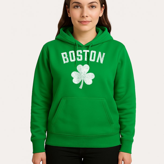 Boston Irish Shamrock St. Patrick's Day Hoodie