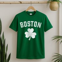 Boston Irish Shamrock St. Patrick's Day T-Shirt