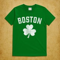 Boston Irish Shamrock St. Patrick's Day T-Shirt