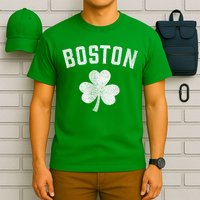 Boston Irish Shamrock St. Patrick's Day T-Shirt