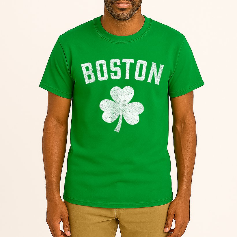 Boston Irish Shamrock St. Patrick's Day Tall T-Shirt