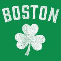 Boston Irish Shamrock St. Patrick's Day Baby Bodysuit