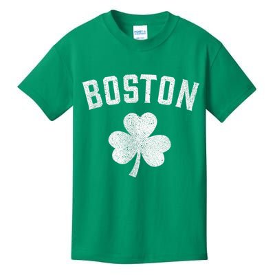 Boston Irish Shamrock St. Patrick's Day Kids T-Shirt