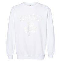 Boston Irish Shamrock St. Patrick's Day Garment-Dyed Sweatshirt
