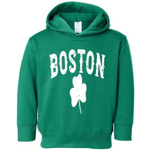 Boston Irish Shamrock St. Patrick's Day Toddler Hoodie