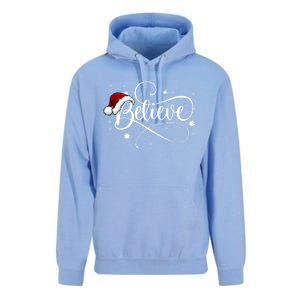 Believe In Santa Claus Funny Christmas Santa Xmas Gift Unisex Surf Hoodie