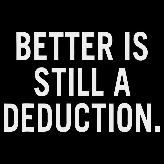 Better Is Still A Deduction Daily Commute Backpack