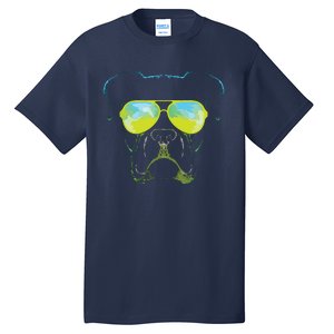 Boxer In Sunglasses Dog Gift Boxer Mom Boxer Dad Gift Tall T-Shirt