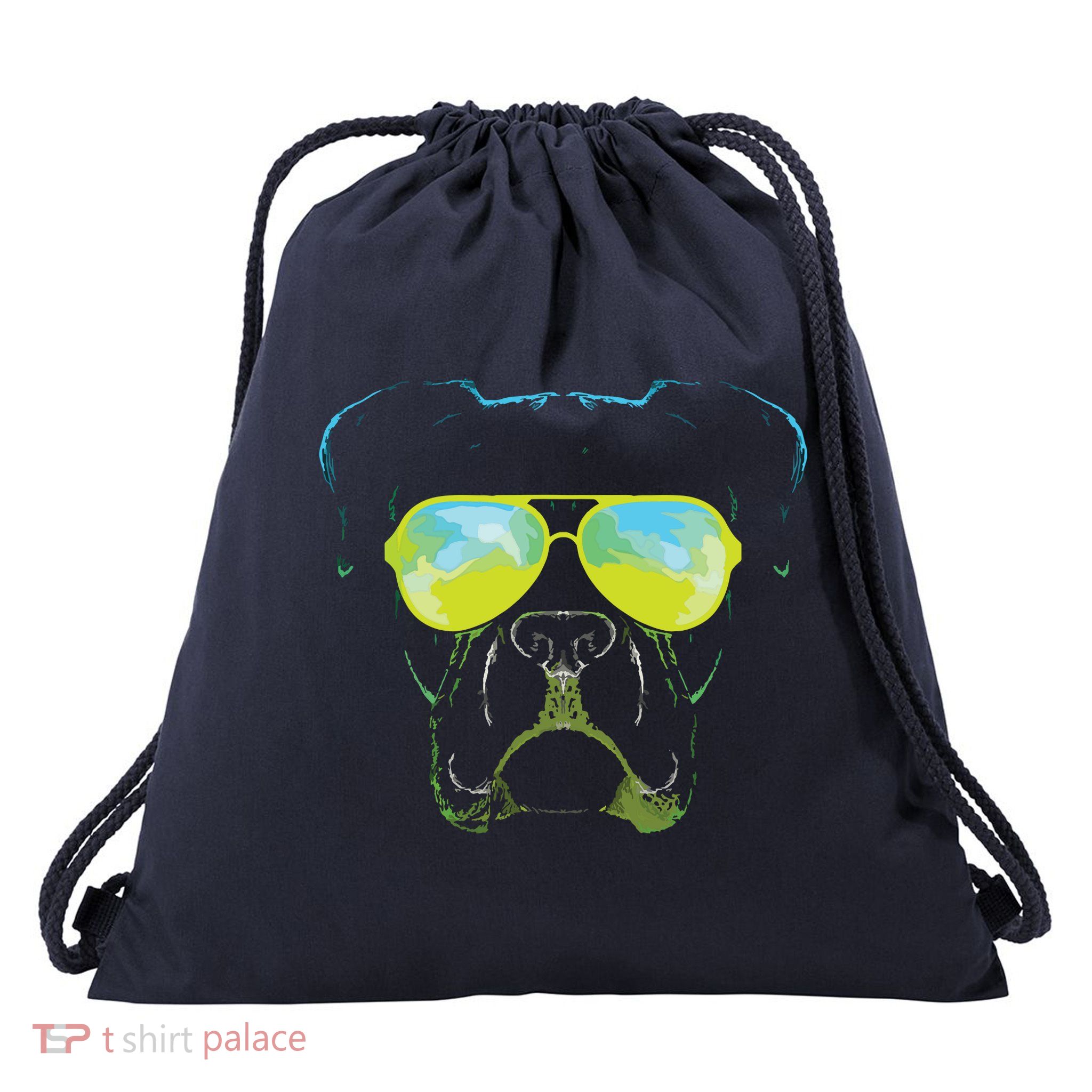 Boxer In Sunglasses Dog Gift Boxer Mom Boxer Dad Gift Drawstring Bag