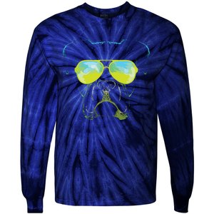 Boxer In Sunglasses Dog Gift Boxer Mom Boxer Dad Gift Tie-Dye Long Sleeve Shirt