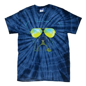 Boxer In Sunglasses Dog Gift Boxer Mom Boxer Dad Gift Tie-Dye T-Shirt