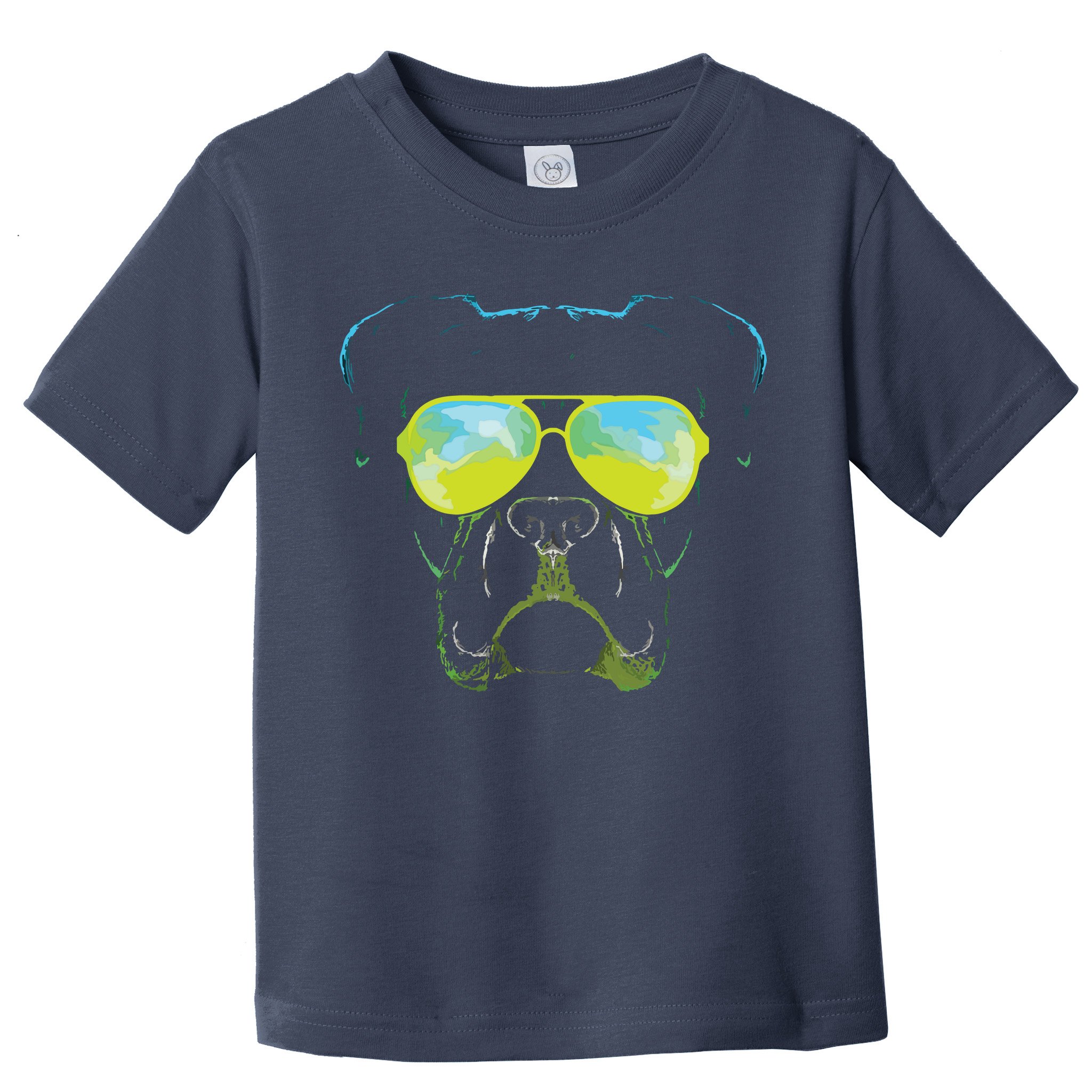 Boxer In Sunglasses Dog Gift Boxer Mom Boxer Dad Gift Toddler T-Shirt