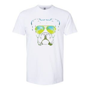 Boxer In Sunglasses Dog Gift Boxer Mom Boxer Dad Gift Softstyle CVC T-Shirt