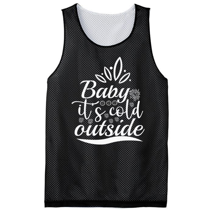 Baby It S Cold Outside Mesh Reversible Basketball Jersey Tank