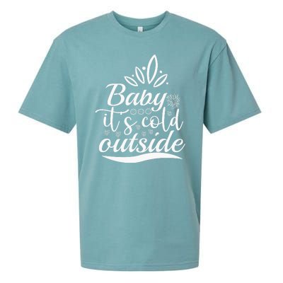 Baby It S Cold Outside Sueded Cloud Jersey T-Shirt