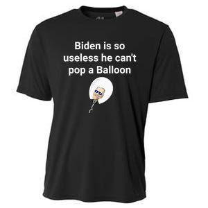 Biden is so useless he can't pop a balloon Chinese balloon Cooling Performance Crew T-Shirt