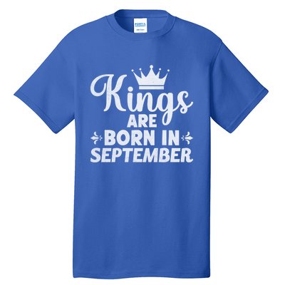 Born In September Funny September Month Gift Tall T-Shirt