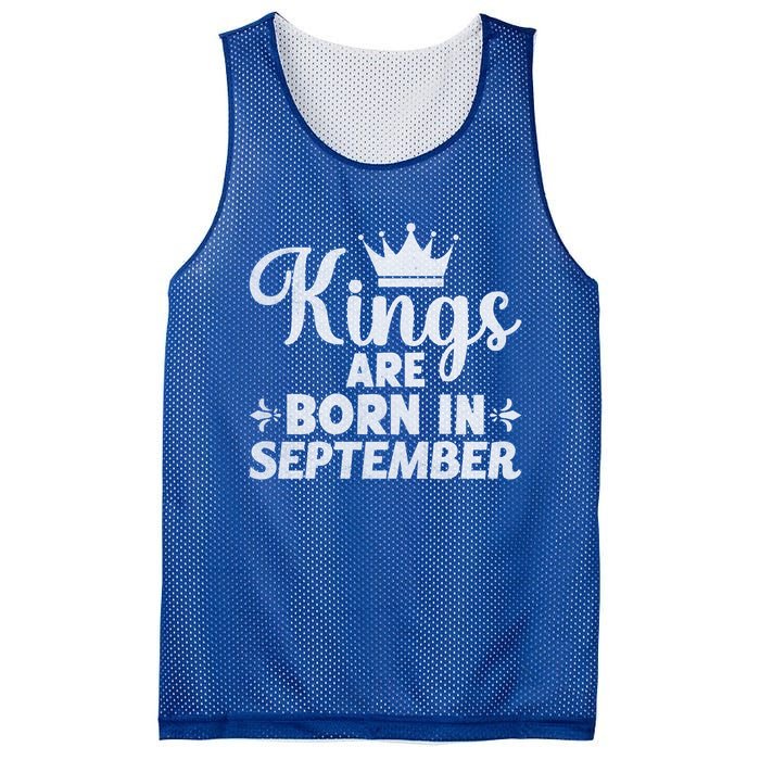 Born In September Funny September Month Gift Mesh Reversible Basketball Jersey Tank