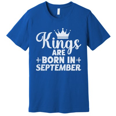 Born In September Funny September Month Gift Premium T-Shirt