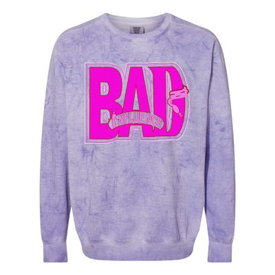 BAD INFLUENCE SASSY WEAR Colorblast Crewneck Sweatshirt