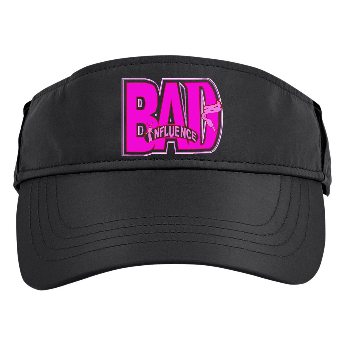 BAD INFLUENCE SASSY WEAR Adult Drive Performance Visor