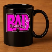 BAD INFLUENCE SASSY WEAR 11oz C Handle Ceramic Mug