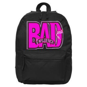 BAD INFLUENCE SASSY WEAR 16 in Basic Backpack