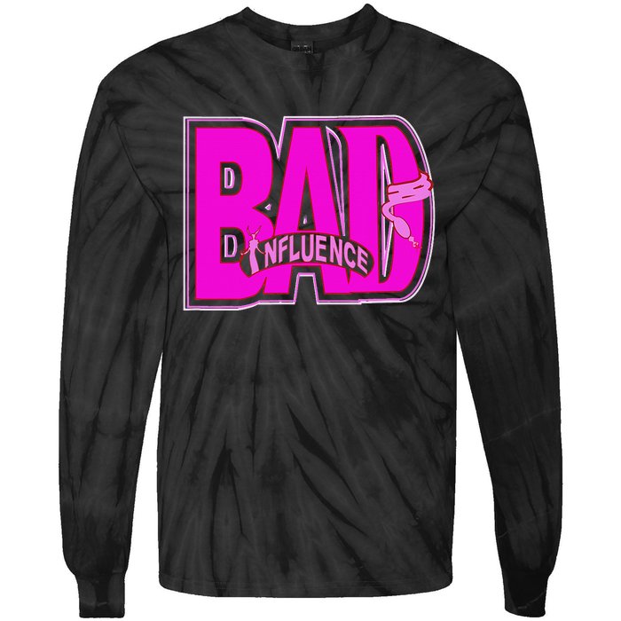 BAD INFLUENCE SASSY WEAR Tie-Dye Long Sleeve Shirt