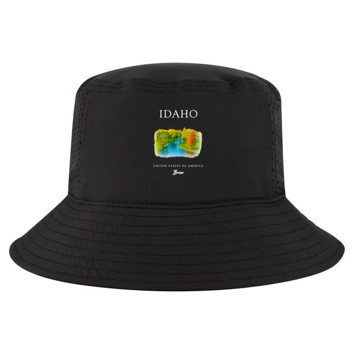 Boise Idaho Signature Series Cool Comfort Performance Bucket Hat