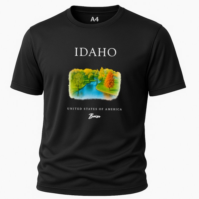 Boise Idaho Signature Series Cooling Performance Crew T-Shirt