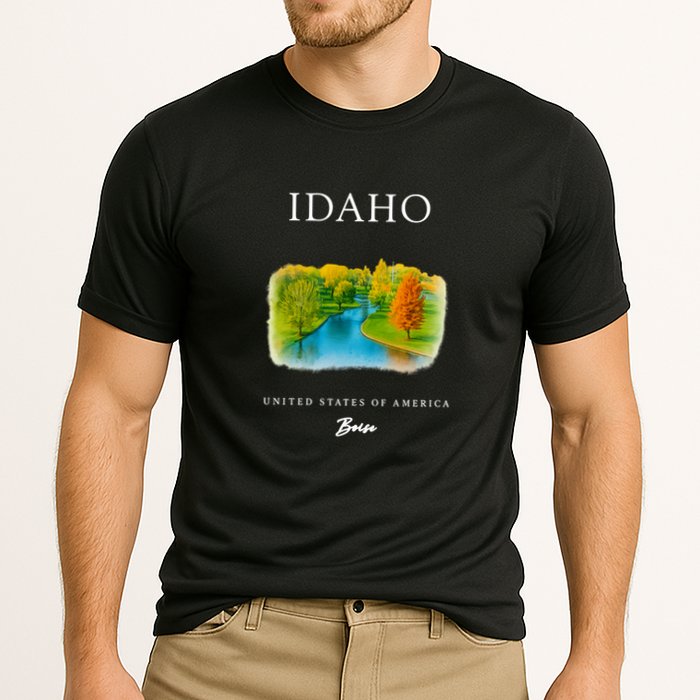 Boise Idaho Signature Series Cooling Performance Crew T-Shirt