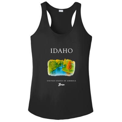 Boise Idaho Signature Series Ladies PosiCharge Competitor Racerback Tank