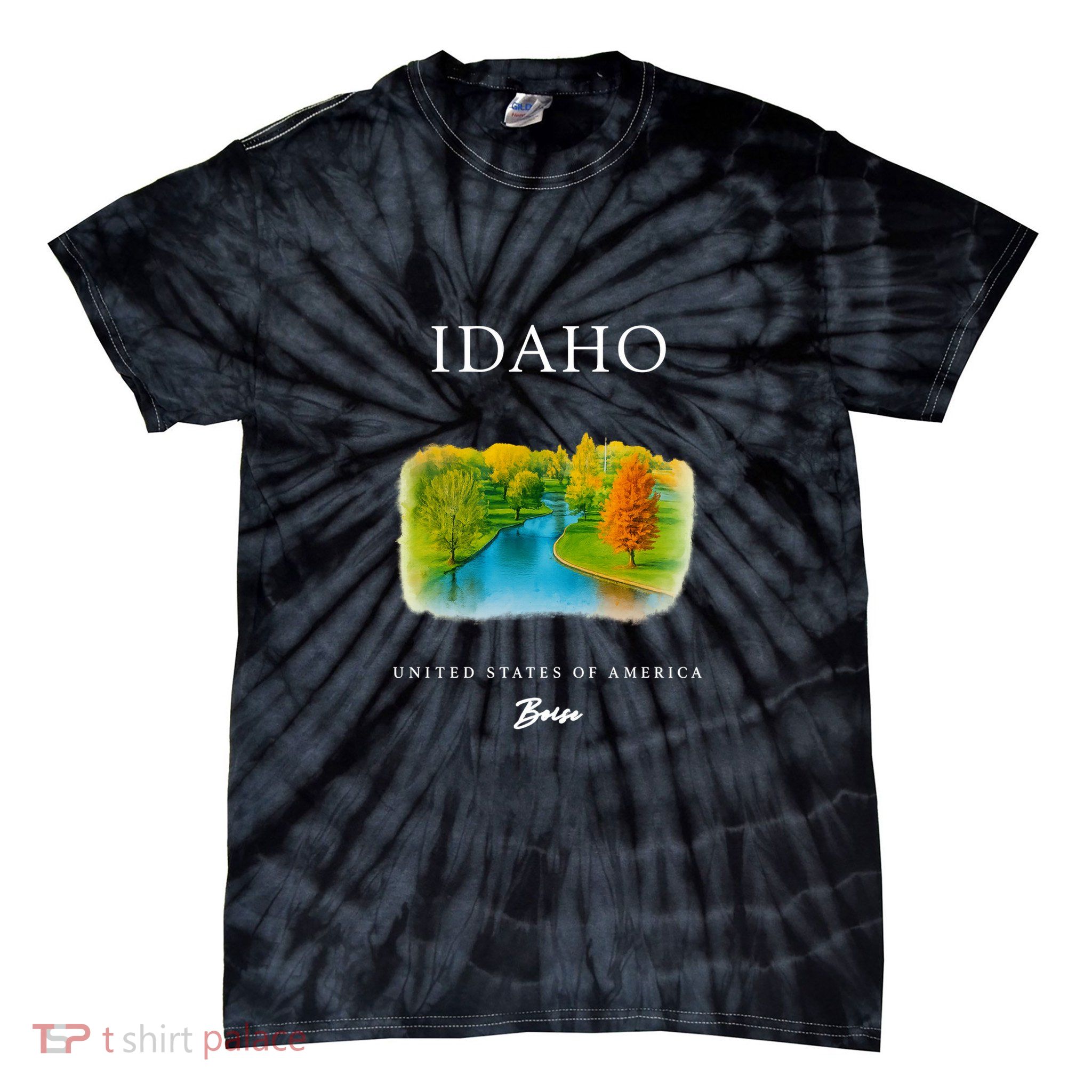 Boise Idaho Signature Series Tie-Dye T-Shirt