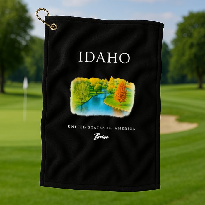 Boise Idaho Signature Series Golf Towel