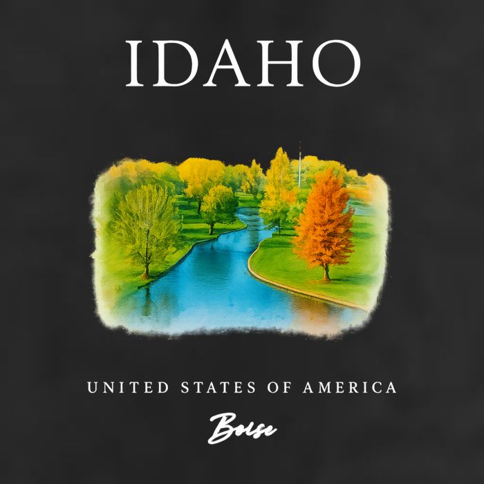 Boise Idaho Signature Series Golf Towel
