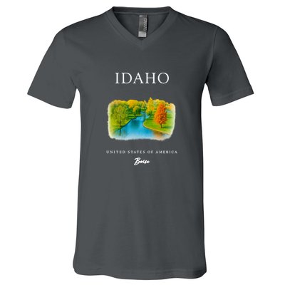 Boise Idaho Signature Series V-Neck T-Shirt