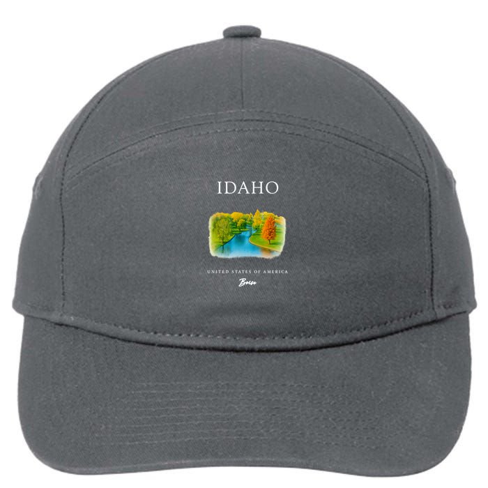 Boise Idaho Signature Series 7-Panel Snapback Hat