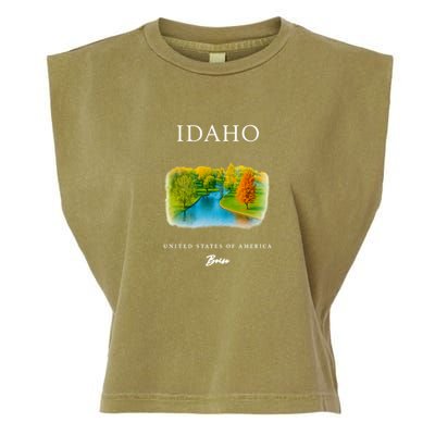 Boise Idaho Signature Series Garment-Dyed Women's Muscle Tee